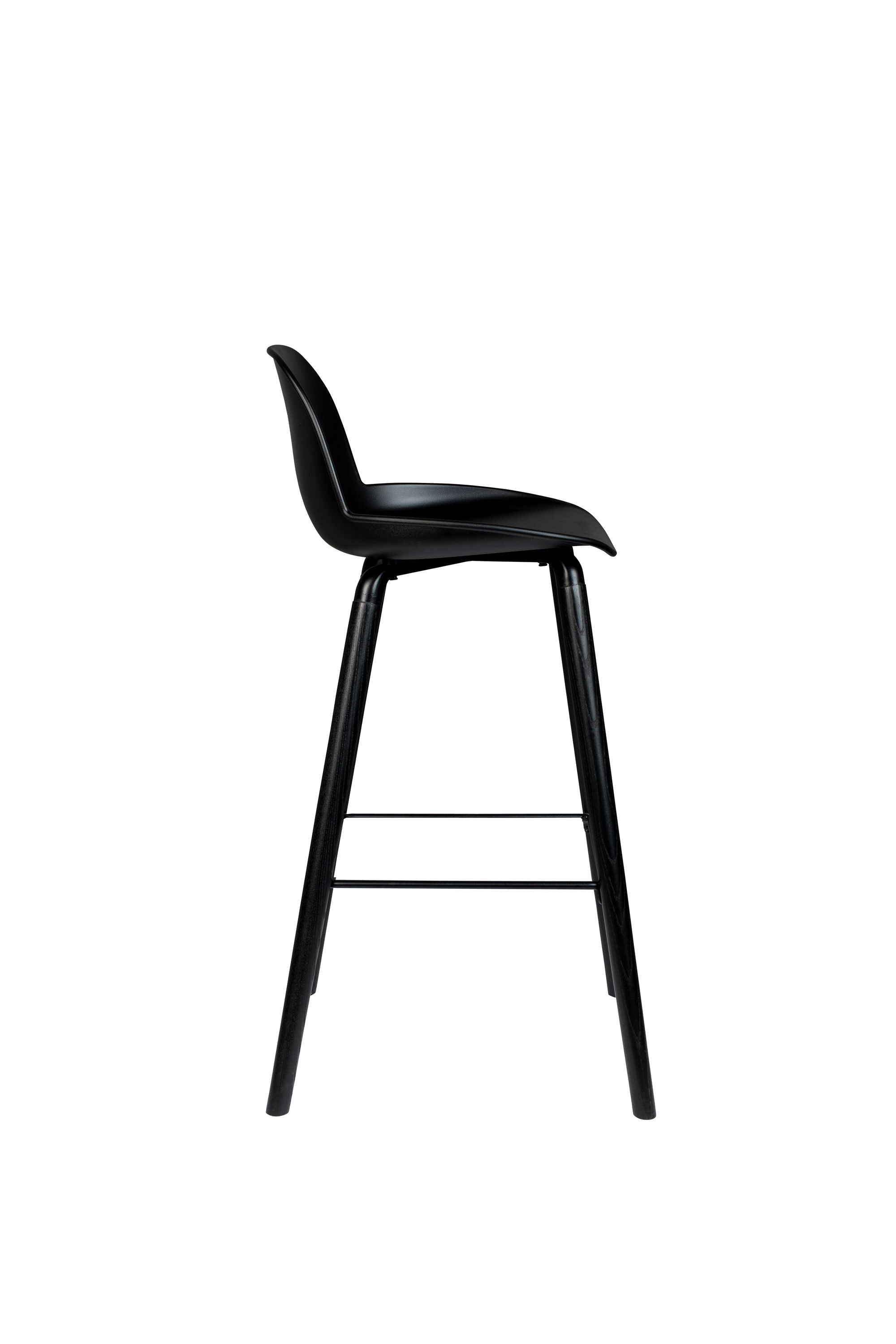 Zuiver Set of 2 Albert Kuip All Black Bar Stool